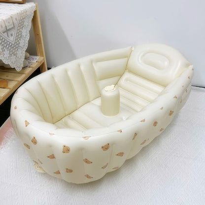 Baignoire Gonflable pour Bébé, Baignoire Portable de Voyage et Bain Infantile